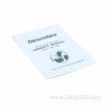 Custom Design Printing Instruction Manual Book